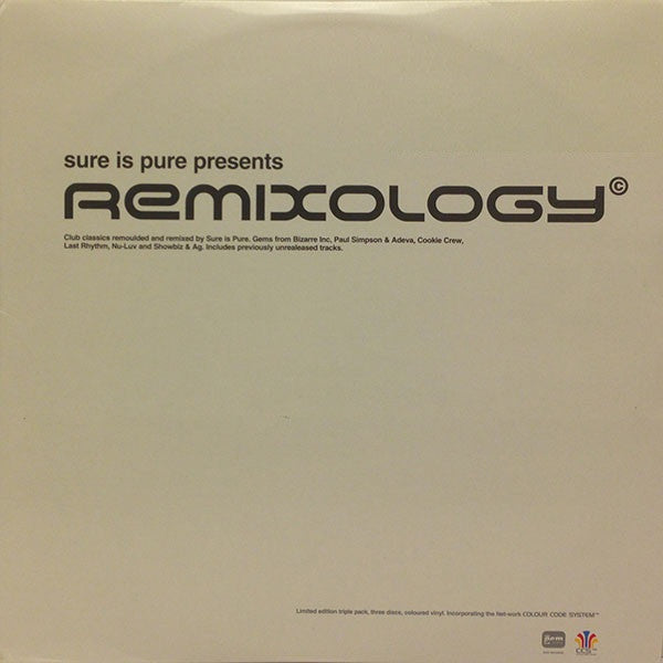 Sure Is Pure : Remixology (12", Red + 12", Yel + 12", Blu + Comp, Ltd)