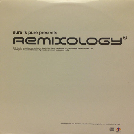 Sure Is Pure : Remixology (12", Red + 12", Yel + 12", Blu + Comp, Ltd)