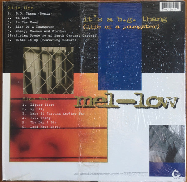 Mel-Low : It's A B.G. Thang (Life Of A Youngster) (LP, Album)