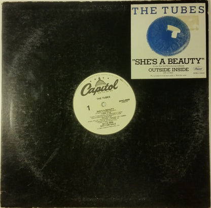 The Tubes : She's A Beauty  (12", Promo)