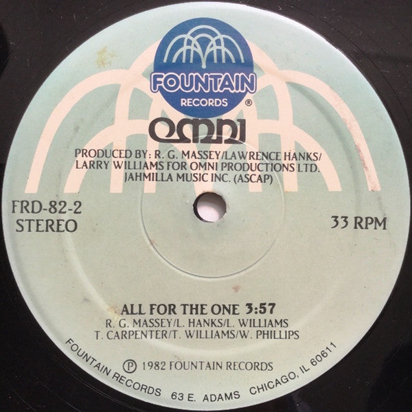 Omni (2) : All For The One (12")