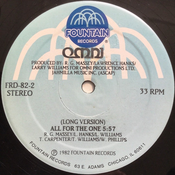 Omni (2) : All For The One (12")