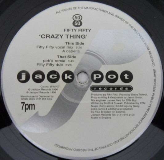 Fifty Fifty : Crazy Thing (12")