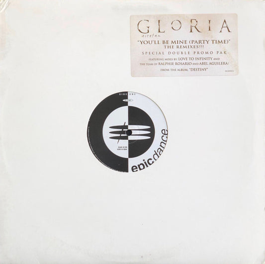 Gloria Estefan : You'll Be Mine (Party Time) (12", Single, Promo)