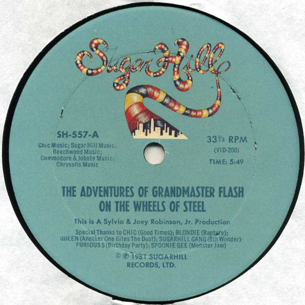 Grandmaster Flash / Grandmaster Flash And The Furious Five* : The Adventures Of Grandmaster Flash On The Wheels Of Steel / The Party Mix (12")
