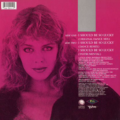 Kylie Minogue : I Should Be So Lucky (12", Maxi)