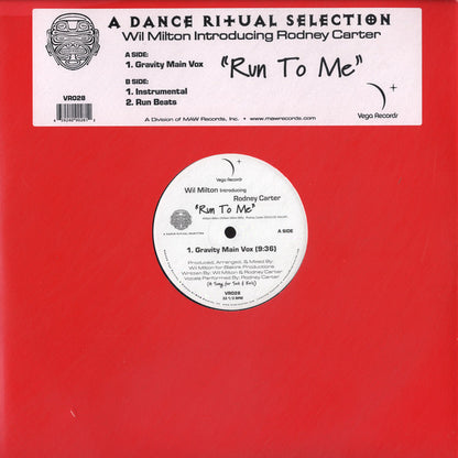 Wil Milton Introducing Rodney Carter : Run To Me (12")