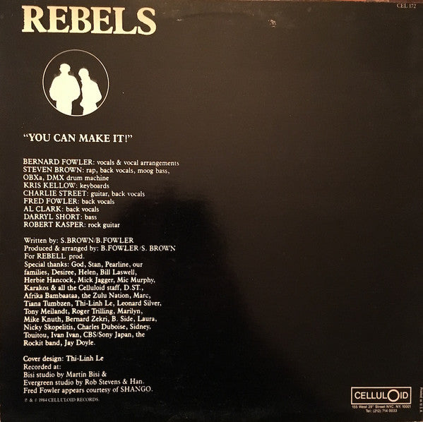 The Rebels (13) : You Can Make It (12")