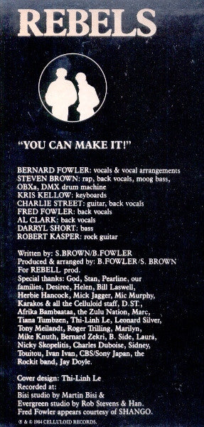 The Rebels (13) : You Can Make It (12")