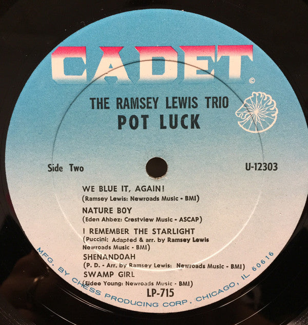 The Ramsey Lewis Trio : Pot Luck (LP, Album, Mono, RE)