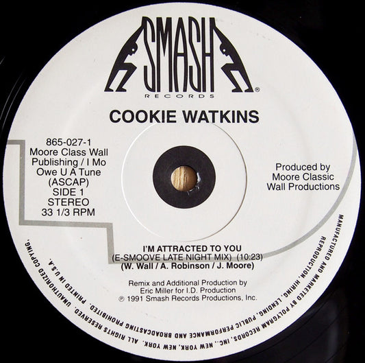 Cookie Watkins : I'm Attracted To You (12", Single)