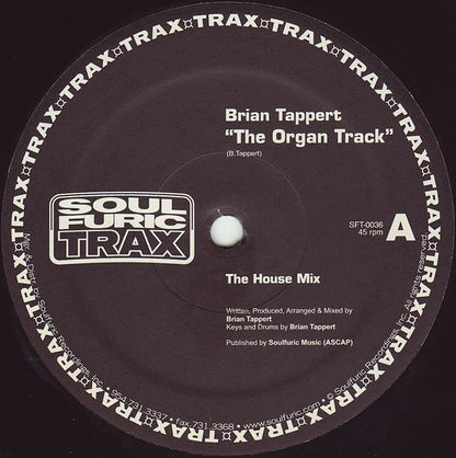Brian Tappert : The Organ Track (12")