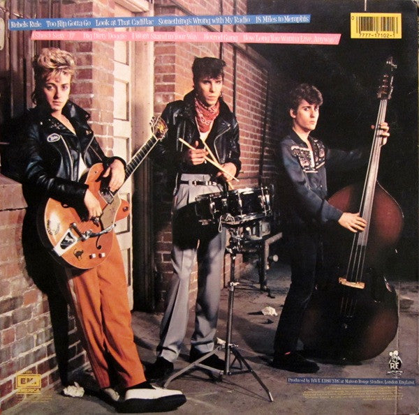 Stray Cats : Rant N' Rave With The Stray Cats (LP, Album, Une)
