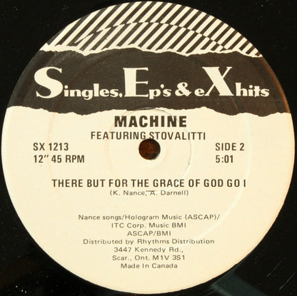 Machine Featuring Stovalitti* : There But For The Grace Of God Go I (12", RE)