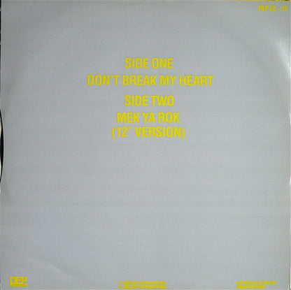 UB40 : Don't Break My Heart (12", Single)