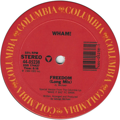 Wham! : Freedom (12", Single)