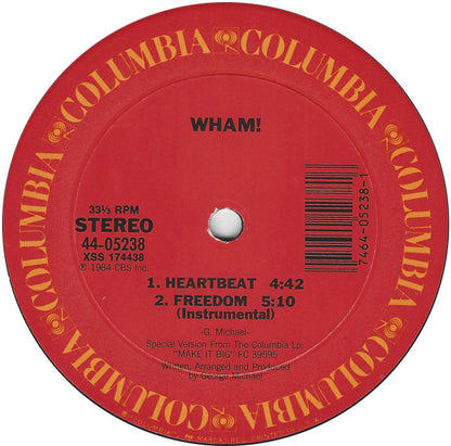 Wham! : Freedom (12", Single)