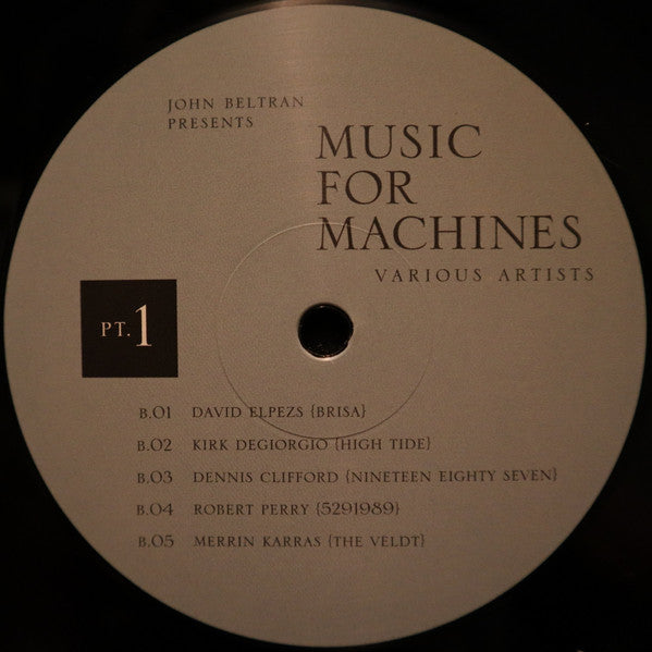 John Beltran : Music For Machines Pt. 1 (LP, Comp)