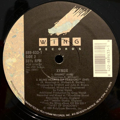 Xymox : Blind Hearts (12", Single, Hub)