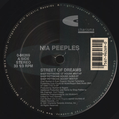 Nia Peeples : Street Of Dreams (12")