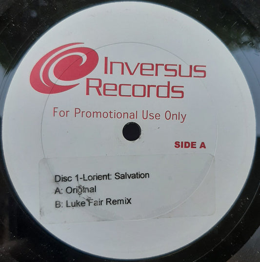 Lorient : Salvation (12", Promo, W/Lbl)