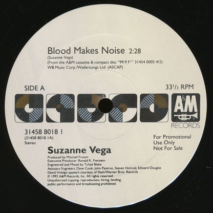 Suzanne Vega : Blood Makes Noise (12", Single, Promo)