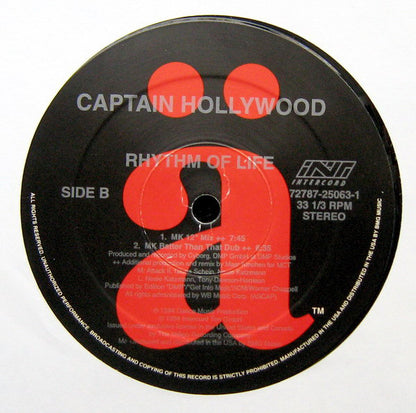 Captain Hollywood* : Rhythm Of Life (12", Maxi)