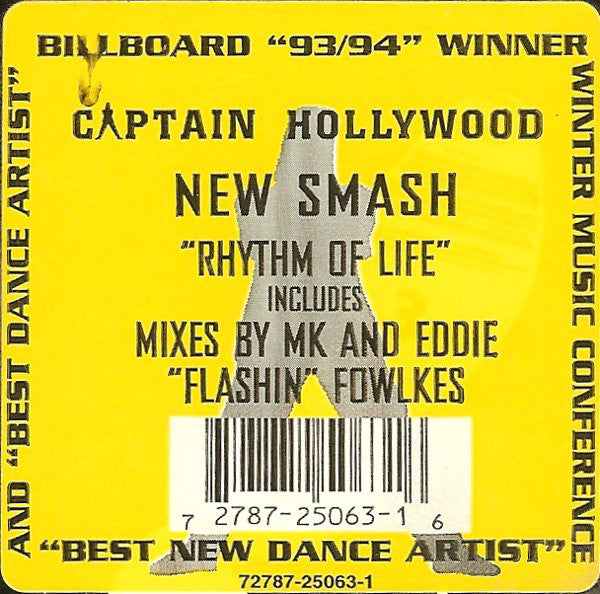 Captain Hollywood* : Rhythm Of Life (12", Maxi)