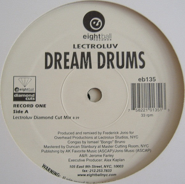 Lectroluv : Dream Drums (2x12")