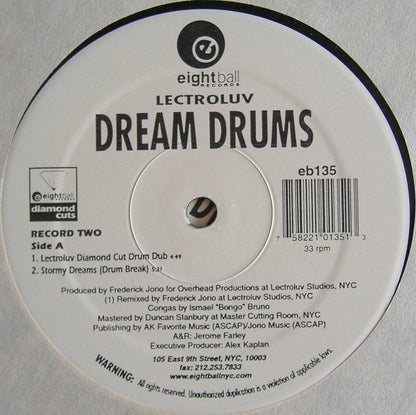 Lectroluv : Dream Drums (2x12")