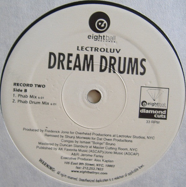Lectroluv : Dream Drums (2x12")