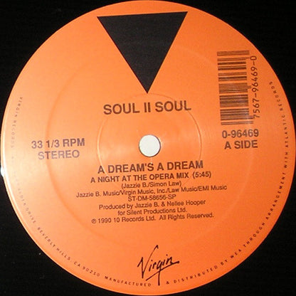 Soul II Soul : A Dreams A Dream (12")