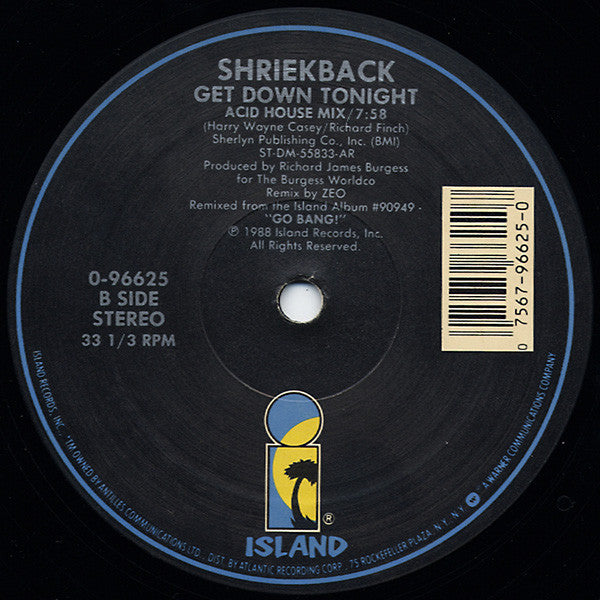 Shriekback : Get Down Tonight (12")
