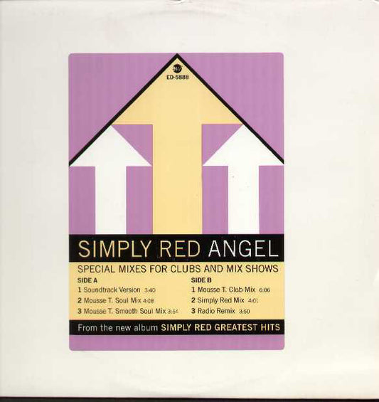 Simply Red : Angel (12", Promo)