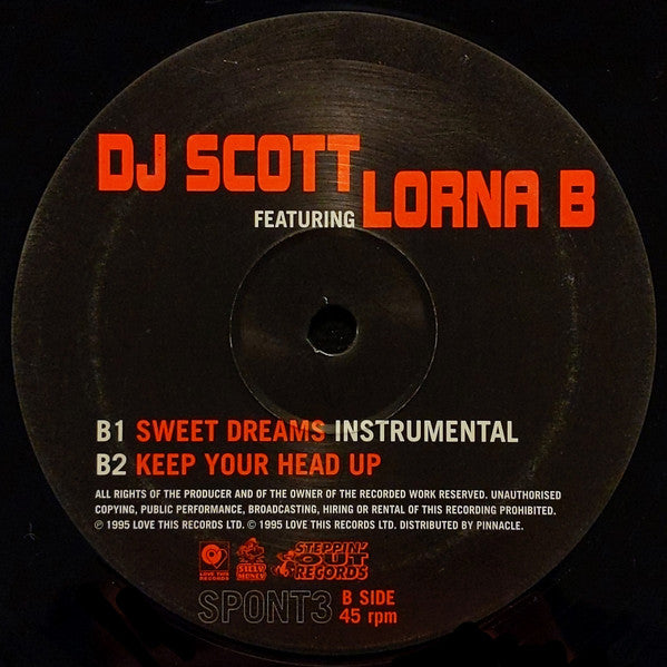 DJ Scott Featuring Lorna B. : Sweet Dreams (12")