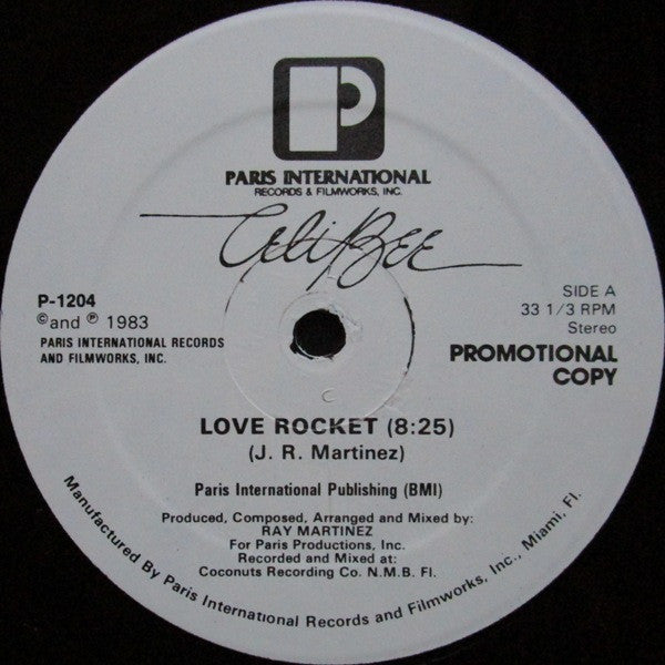 Celi Bee : Love Rocket (12", Promo)