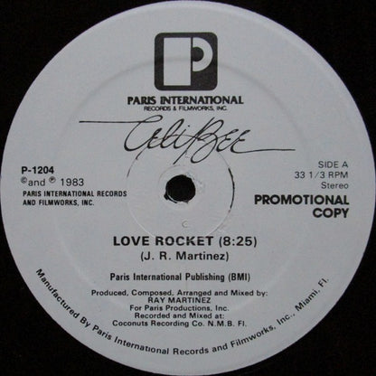 Celi Bee : Love Rocket (12", Promo)