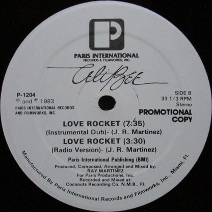 Celi Bee : Love Rocket (12", Promo)