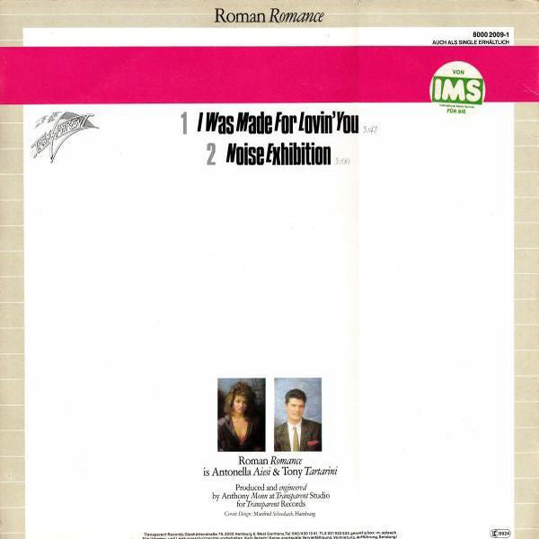 Roman Romance : I Was Made For Lovin' You (12", Maxi)