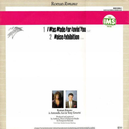 Roman Romance : I Was Made For Lovin' You (12", Maxi)