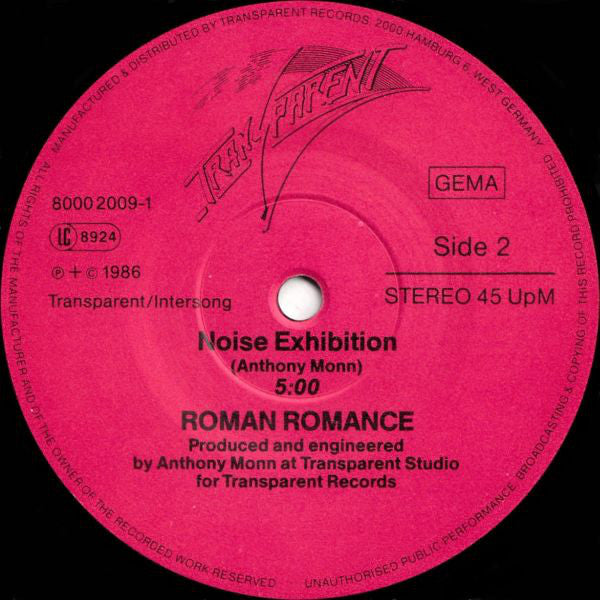 Roman Romance : I Was Made For Lovin' You (12", Maxi)