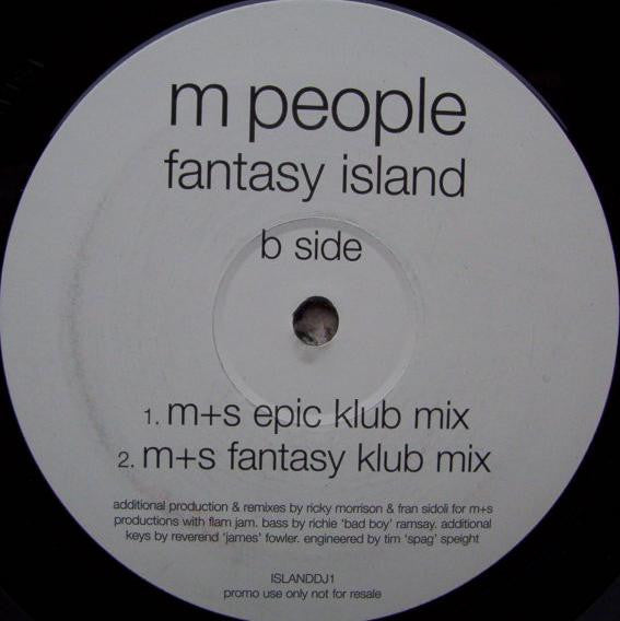 M People : Fantasy Island (12", Promo)