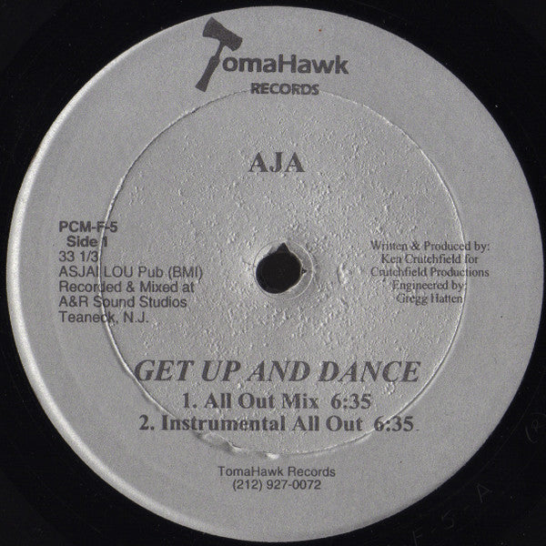 Aja : Get Up And Dance (12", Single)