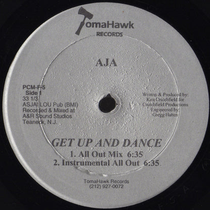 Aja : Get Up And Dance (12", Single)