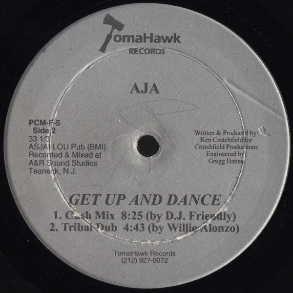 Aja : Get Up And Dance (12", Single)