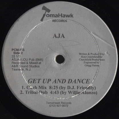 Aja : Get Up And Dance (12", Single)