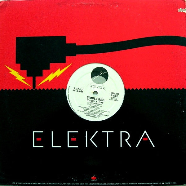 Simply Red : It's Only Love (12", Promo)