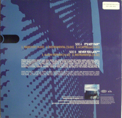 Glenn Lewis : It's Not Fair (12")