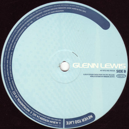 Glenn Lewis : It's Not Fair (12")