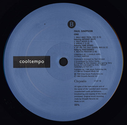 Paul Simpson : One (LP, Album)